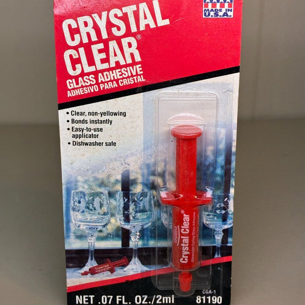 Duro Crystal Clear Glass Adhesive, 2ml, CGA-1